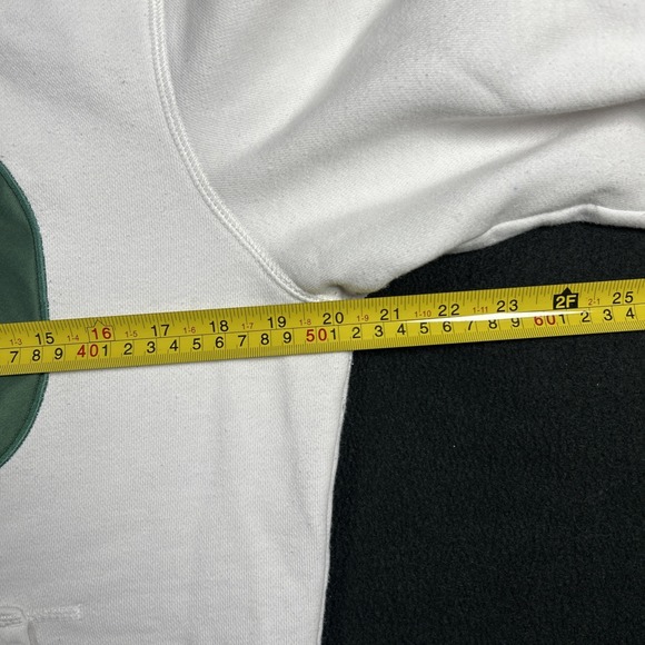 Nike Oregon Ducks Hoodie White Pullover Center Swoosh Y2K Size Small Stains - Picture 9 of 10